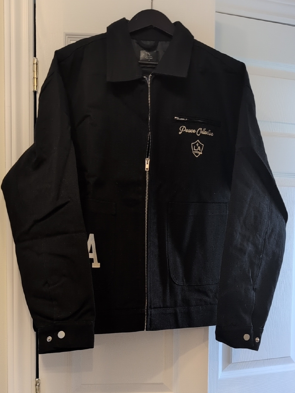 LA GALAXY Men's Peace Collective Retro Football Jacket
